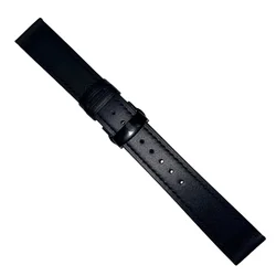 Samsung Galaxy Watch8 / Watch8 Classic okosóra szíj - Xpro - fekete bőr szíj (20 mm)-2