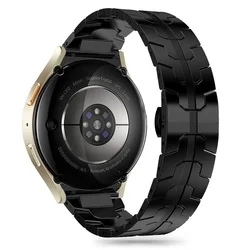 Samsung Galaxy Watch8 / Watch8 Classic - Tech-Protect Stainless - fekete fémszíj-1