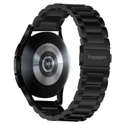 Okosóra szíj - Samsung Galaxy Watch8 / Watch8 Classic fémszíj - Spigen Modern Fit fekete fémszíj (20 mm szíj szélesség)-1