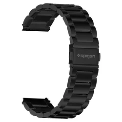 Okosóra szíj - Samsung Galaxy Watch8 / Watch8 Classic fémszíj - Spigen Modern Fit fekete fémszíj (20 mm szíj szélesség)-2