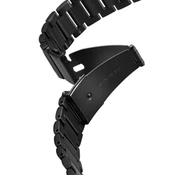 Okosóra szíj - Samsung Galaxy Watch8 / Watch8 Classic fémszíj - Spigen Modern Fit fekete fémszíj (20 mm szíj szélesség)-3