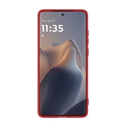 Telefontok Motorola Edge 60 Fusion 5G - piros szilikon hátlap tok-1