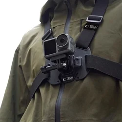 Kiegészítő tartozék: GoPro / DJI tartó - Tech-Protect GA100 - mellkasra rögzíthető, fekete-3