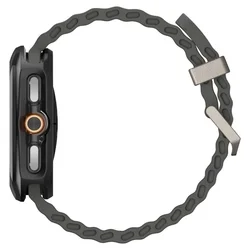 Okosóra védő tok - Samsung Galaxy Watch 8 Classic (46 mm) - SPIGEN LIQUID AIR fekete szilikon védőtok-1