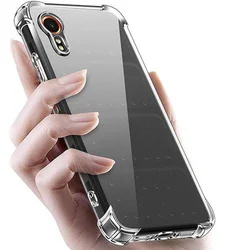 Telefontok Samsung Galaxy Xcover7 5G - Ütésálló átlátszó hátlap tok-1