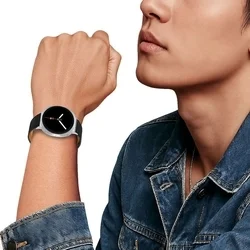 Samsung Galaxy Watch 8 / 8 Classic (40/44/46 mm) okosóra szíj - TECH-PROTECT Leather fekete bőr szíj-4