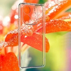 Telefontok Xiaomi Redmi Note 14 5G - 2mm-es átlátszó szilikon hátlap tok-2