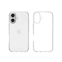 Telefontok iPhone 16 - átlátszó szilikon hátlap tok ﻿-2