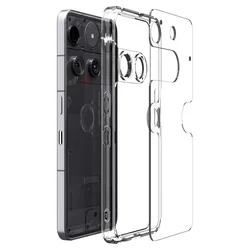 Telefontok Nothing Phone (3) - SPIGEN Ultra Hybrid Crystal Clear - átlátszó hátlap tok ﻿-11