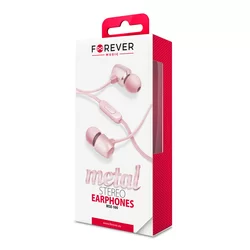 Forever MSE-100 Headset- rosegold stereo headset-1