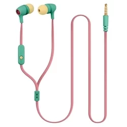 Forever JSE-200 Headset- pink-zöld stereo headset-1