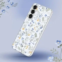 Telefontok Samsung Galaxy A17 5G - FLEXAIR tavaszi virág - mintás/átlátszó hátlap tok-1