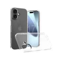 Telefontok iPhone 17 - átlátszó szilikon hátlap tok ﻿-2