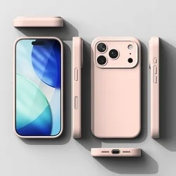 Telefontok iPhone 17 Pro Max - RINGKE Silicone Magnetic Magsafe - púder pink hátlap tok-6