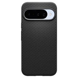 Telefontok Google Pixel 10 - SPIGEN Liquid Air fekete MAGSAFE hátlap tok-7
