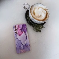 Telefontok Samsung Galaxy S25 FE - Pink marble hátlap tok-1