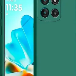 Telefontok Motorola Edge 60 Fusion 5G - zöld szilikon hátlap tok-1