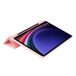 Samsung Galaxy Tab S10 Lite 10,9 coll Tablettok (SM-X400, SM-X406) - pink smart case ceruza tartóval-4