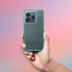 Telefontok  Xiaomi Redmi 15C - Matrix Clear - menta / átlátszó hátlap tok-1