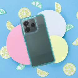 Telefontok  Xiaomi Redmi 15C - Matrix Clear - menta / átlátszó hátlap tok-2