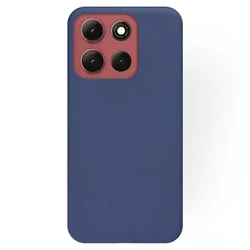 Telefontok Motorola Moto G56 5G - kék szilikon hátlap tok-2