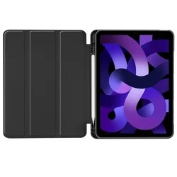 Tablettok iPad Air 5 (2022, 10,9 coll) - fekete smart case ceruza tartóval-3