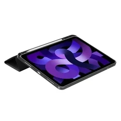 Tablettok iPad Air 6 (2024, M2, 11 coll) - fekete smart case ceruza tartóval-1