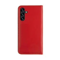 Telefontok Samsung Galaxy A17 5G - Tactical Field piros szilikon keretes könyvtok mágneses ráhajtófüllel-1