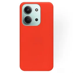 Telefontok Xiaomi Poco C85 - piros szilikon hátlap tok-2