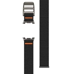 Samsung Galaxy Watch 8 / Classic (40 / 44 / 46 mm) - Spigen Durapro Flex - fekete szövet szíj-9
