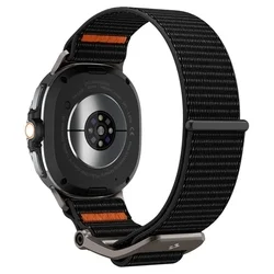Samsung Galaxy Watch 8 / Classic (40 / 44 / 46 mm) - Spigen Durapro Flex - fekete szövet szíj-3