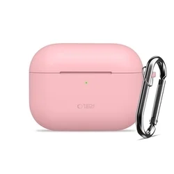 AirPods Pro 3 tartó - Tech- Protect Hook - pink szilikon AirPods Pro 3 tok-1