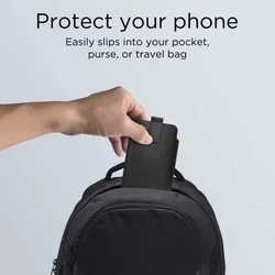 Telefontok Tech- Protect SM65 - univerzális, fekete/piros, kihúzó füles tok (17x10 cm)-3
