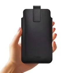 Telefontok Tech- Protect SM65 - univerzális, fekete/piros, kihúzó füles tok (17x10 cm)-2