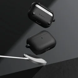 AirPods Pro 3 tartó - RINGKE Ony Magnetic - MagSafe kompatibilis fekete tok, karabinerrel-3