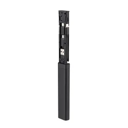 Adapter: Qualo Ultimate - Type-C (USB-C) / Lightning / USB / microSD adapter, fekete-1