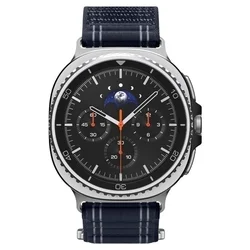 Samsung Galaxy Watch 8 / Classic (40 / 44 / 46 mm) - SPIGEN WBF0 BAND kék szövet szíj-1