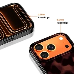 Telefontok iPhone 17 Pro - LAMANO - MagSafe kompatibilis párduc mintás hátlap tok-1