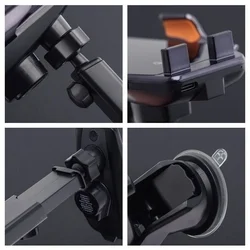 Telefontartó Forcell F-GRIP HS6 - Univerzális, fekete szellőzőrácsra / szélvédőre rögzíthető automata telefontartó-5