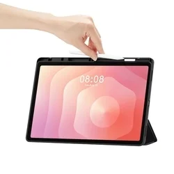Tablettok Samsung Galaxy Tab S10 ULTRA 14,6 coll (SM-X920, SM-X926B) - fekete smart case ceruza tartóval-5