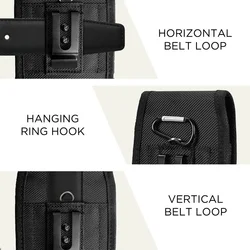 Telefontok TECH-PROTECT SM85 - univerzális fekete övre erősíthető tok 5,8 - 6,8 collos telefonokhoz-2