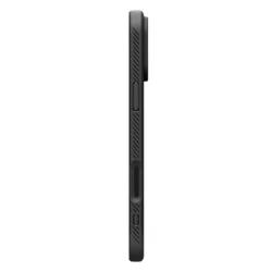 Telefontok iPhone 17 Pro Max - SPIGEN LIQUID AIR - matt fekete szilikon tok-2