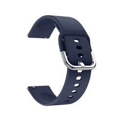 Huawei Watch GT 6 (46 mm) okosóra szíj - Strap - sötétkék szilikon szíj (szíj szélesség: 22 mm)-2