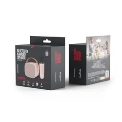 Maxlife MXKS-100 - pink bluetooth hangszóró, karaoke mikrofonnal-6