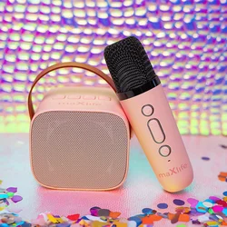 Maxlife MXKS-100 - pink bluetooth hangszóró, karaoke mikrofonnal-4