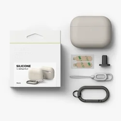AirPods Pro 3 tartó: RINGKE bézs AirPods Pro 3 tok-1