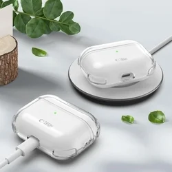 AirPods Pro 3 tartó - Tech- Protect Bounce - átlátszó AirPods Pro 3 tok, karabiner gyűrűvel-6