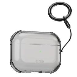 AirPods Pro 3 tartó - Tech- Protect Bounce - füstszínű AirPods Pro 3 tok, karabiner gyűrűvel-6