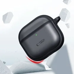 AirPods Pro 3 tartó - Tech-Protect MAGMAT - MagSafe kompatibilis fekete szilikon AirPods Pro 3 tok-3