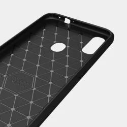 Xiaomi Redmi 7 Telefontok - Forcell Fiber Carbon fekete szilikon tok-2